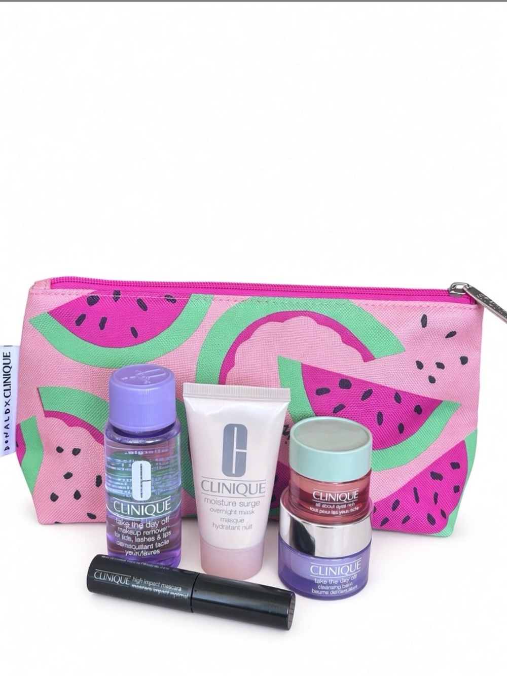 Clinique Pop x Donald Robertson Watermelon
Skincare Set